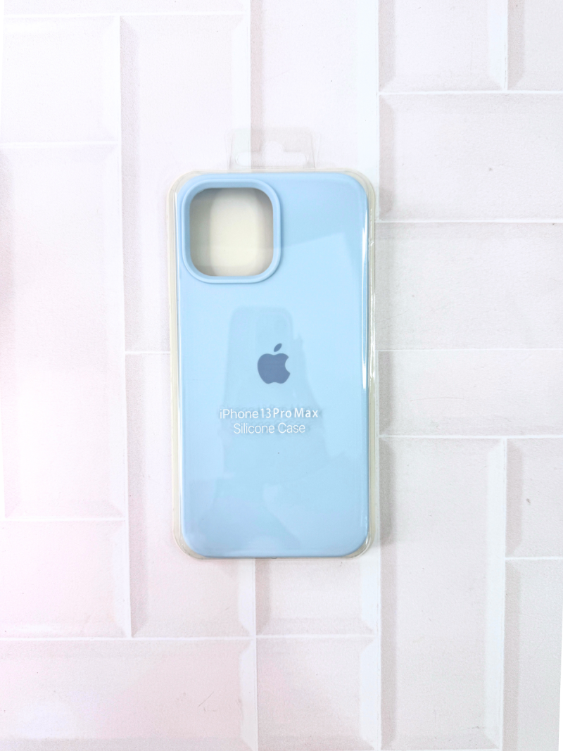 SILICON CASE IPH 13 PRO MAX N°21 CELESTE CLARO