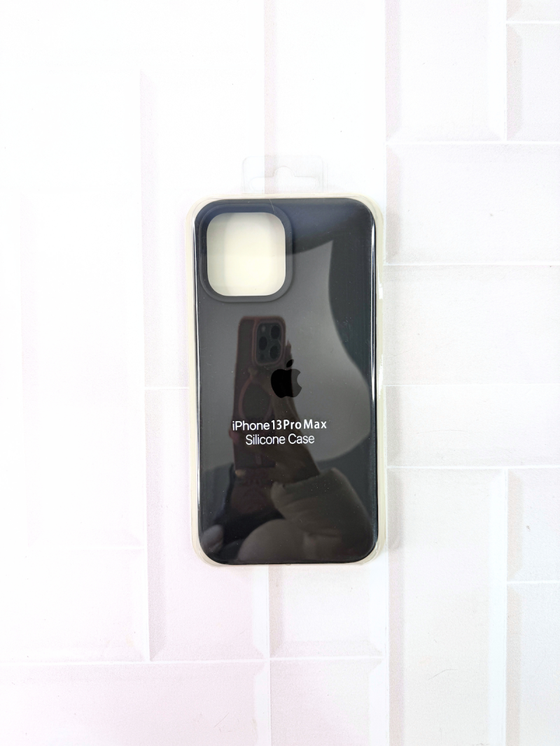 SILICON CASE IPH 13 PRO MAX N°15 GRIS OSCURO