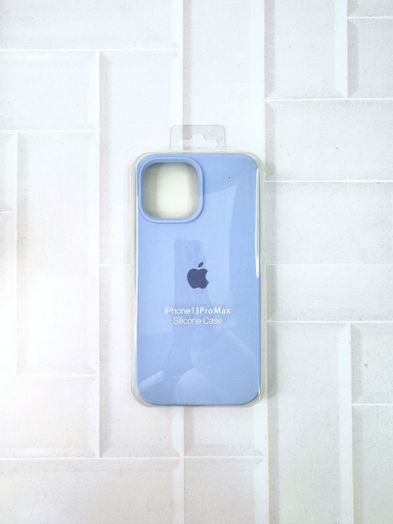 SILICON CASE IPH 13 PRO MAX N°58 CELESTE CIELO