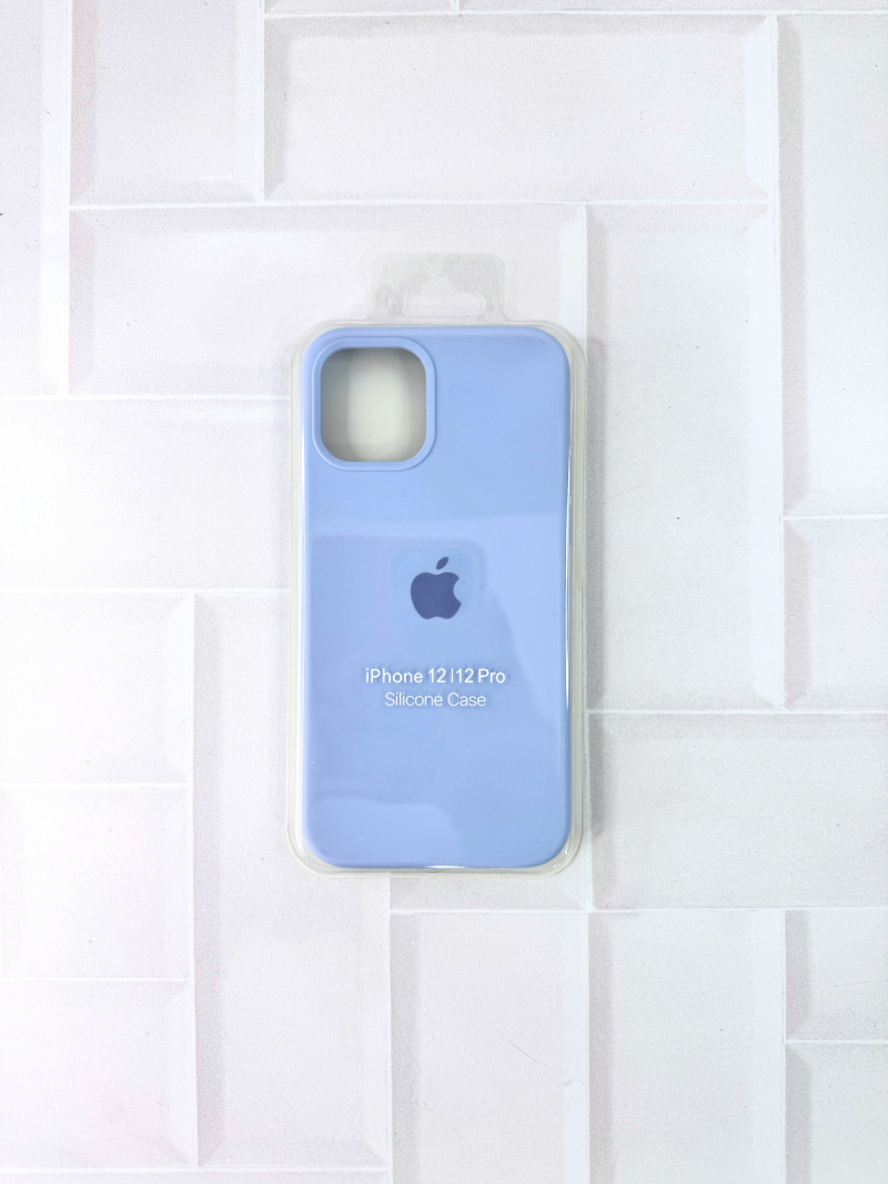 SILICON CASE IPH 12/12 PRO N°58 CELESTE CIELO