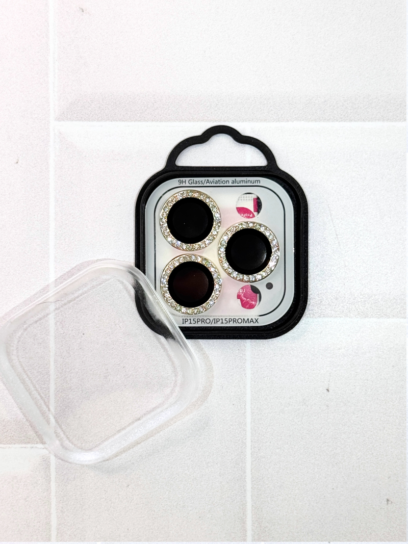 VIDRIOS DE CAMARA PIEDRAS BRILLANTES IPH 17 PRO