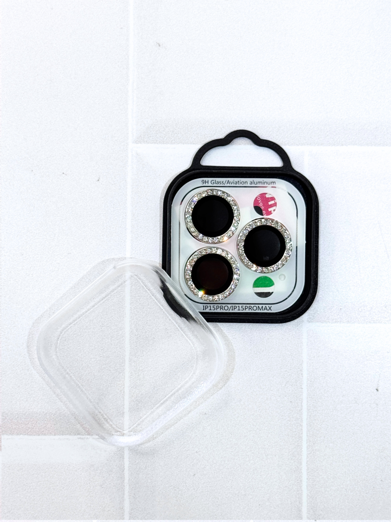 VIDRIOS DE CAMARA PIEDRAS BRILLANTES IPH 17 PRO