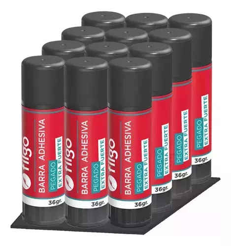 PACK ADHESIVO BARRA FILGO EXTRA FUERTE X21GR X12U