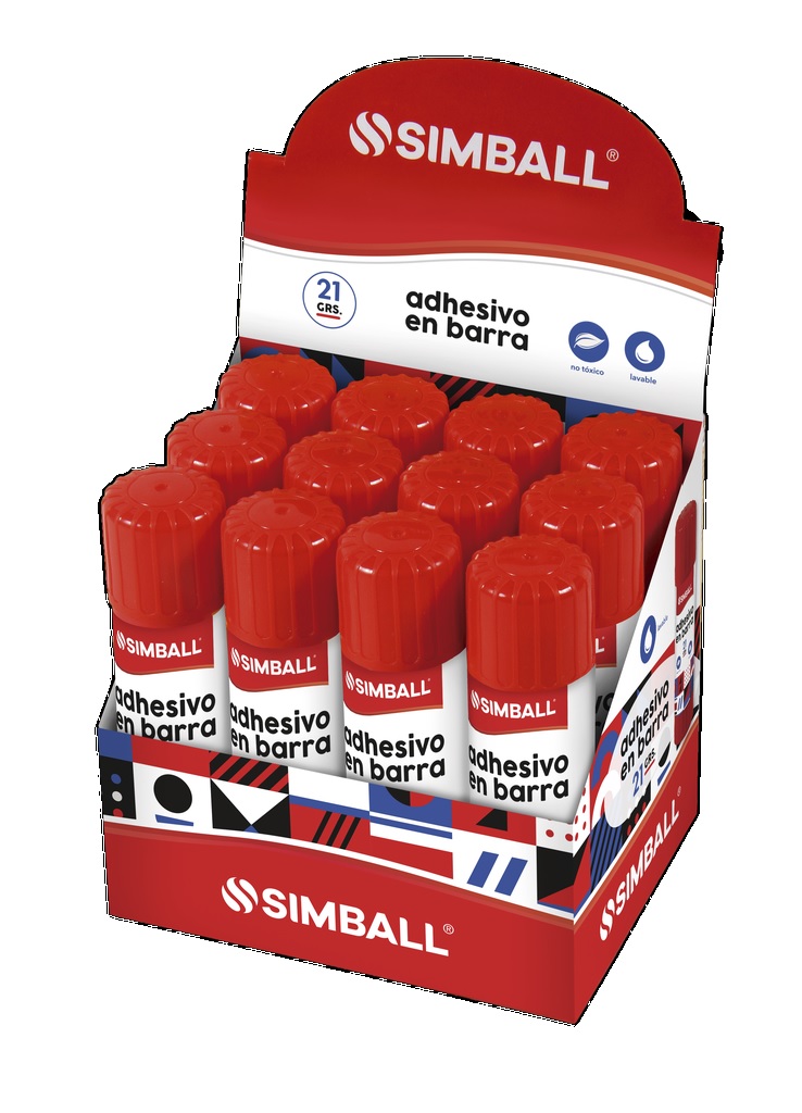 PACK ADHESIVO EN BARRA SIMBALL 21GRS X12U