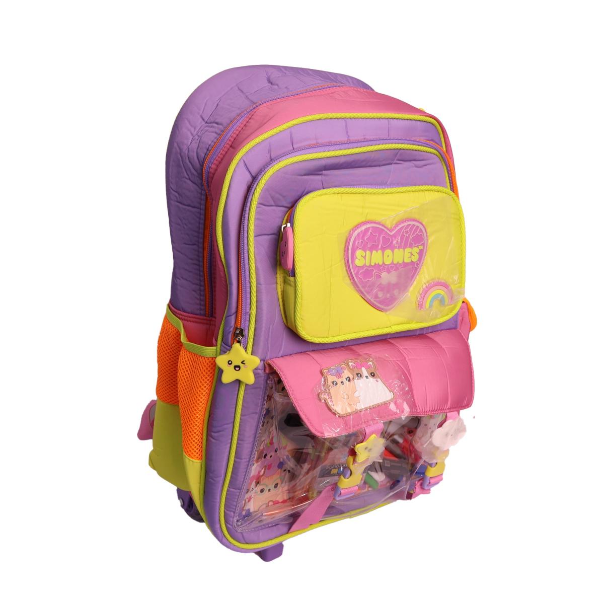 MOCHILA CRESKO 18" CON CARRO SIMONES CLOUD /SI935