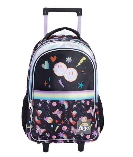 MOCHILA FILGO 18" C/CARRO STARPAK FUN EMOJI MO25-ST-054
