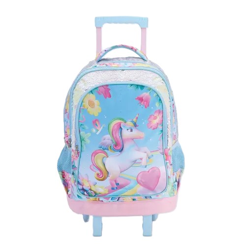 MOCHILA FILGO 18" C/CARRO STARPAK 3D UNICORNIO MO25-T3D-010