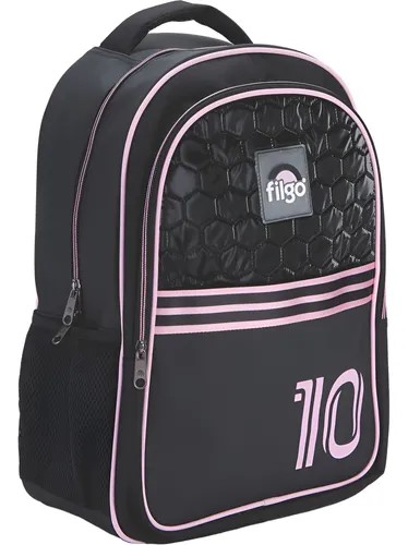 MOCHILA FILGO 18" ESPALDA STARPAK FUTBOL NEGRA MO25-TS-SUR