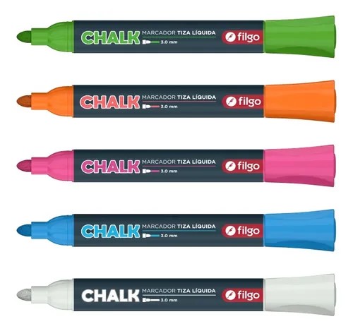MARCADOR TIZA LIQUIDA CHALK 3.0 SURT X5