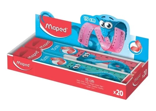 PACK REGLA MAPED X15CM FLEXIBLE X20U
