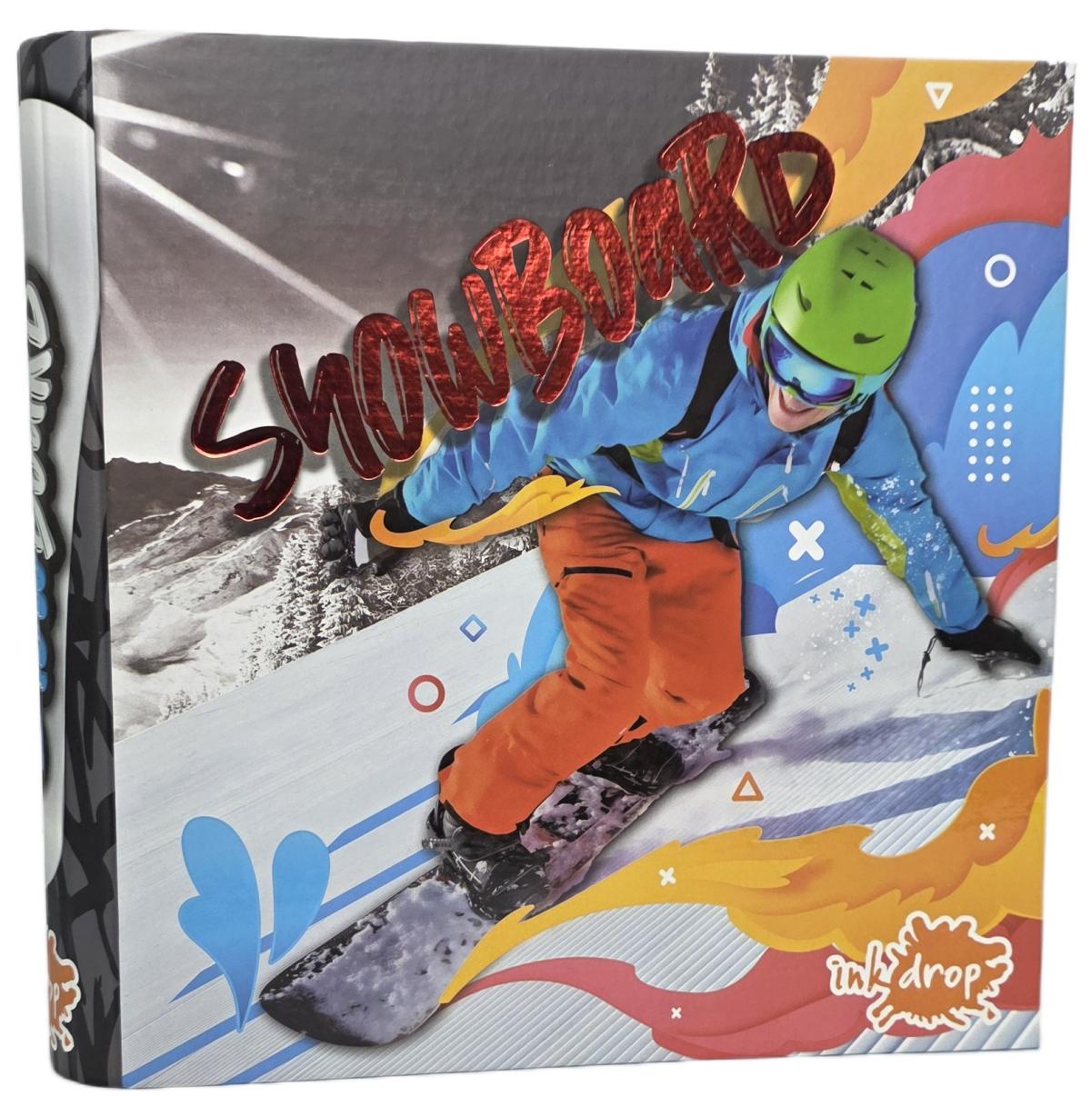 CARPETA INKDROP 3X40 CON 3 ANILLOS - SNOWBOARD