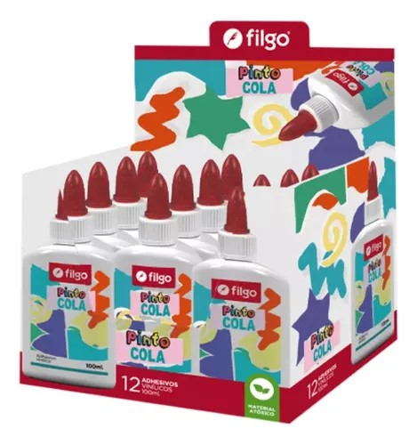 PACK ADHESIVO VINILICO FILGO PINTO COLA 100GR X12U