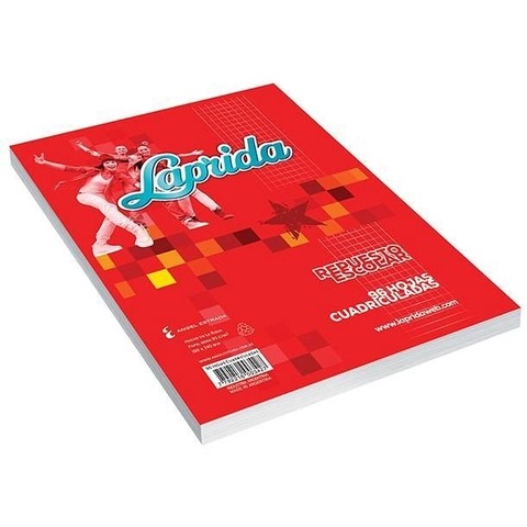 REPUESTO ESCOLAR LAPRIDA N°3 X96 HJS CUADRICULADO