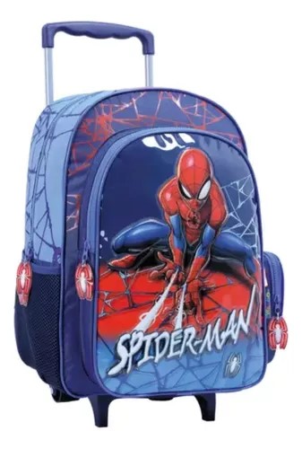MOCHILA WABRO 16" CON CARRO SPIDERMAN /ART.38203