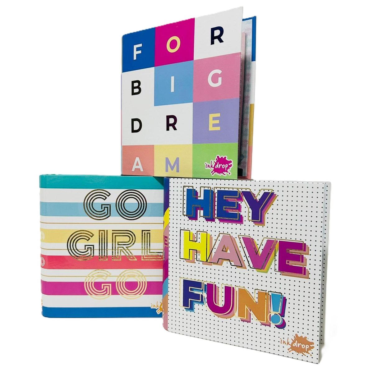 CARPETA INKDROP 3X40 CON 3 ANILLOS - FUN
