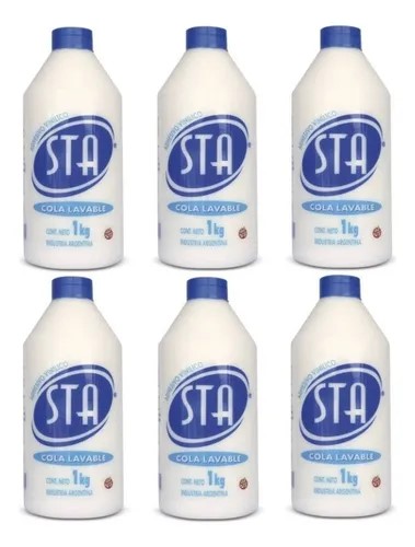 PACK ADHESIVO VINILICO STA X1000 GR X6U