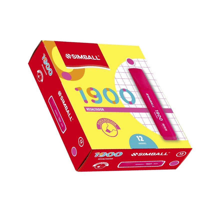 RESALTADOR SIMBALL 1900 ROSA X12