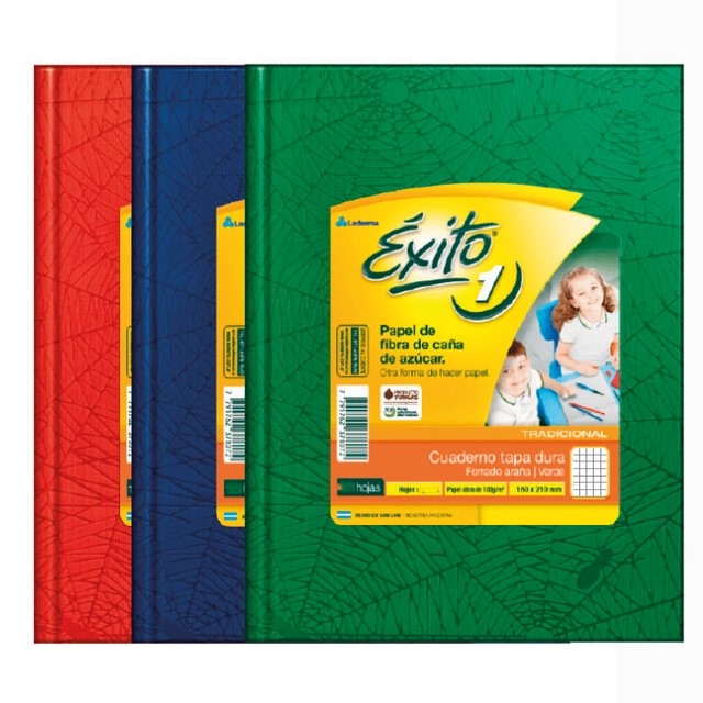CUADERNO ARAÑA 16X21 (1) ÉXITO X48 HJS CUADRICULADO COLOR SURT XU