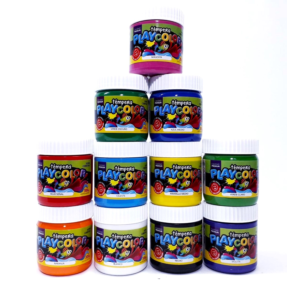 TEMPERA SEÑORITA X 250 G COLORES SURTIDOS