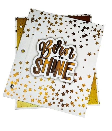 CARPETA N°3 2 TAPAS REXON HOLOGLITTER
