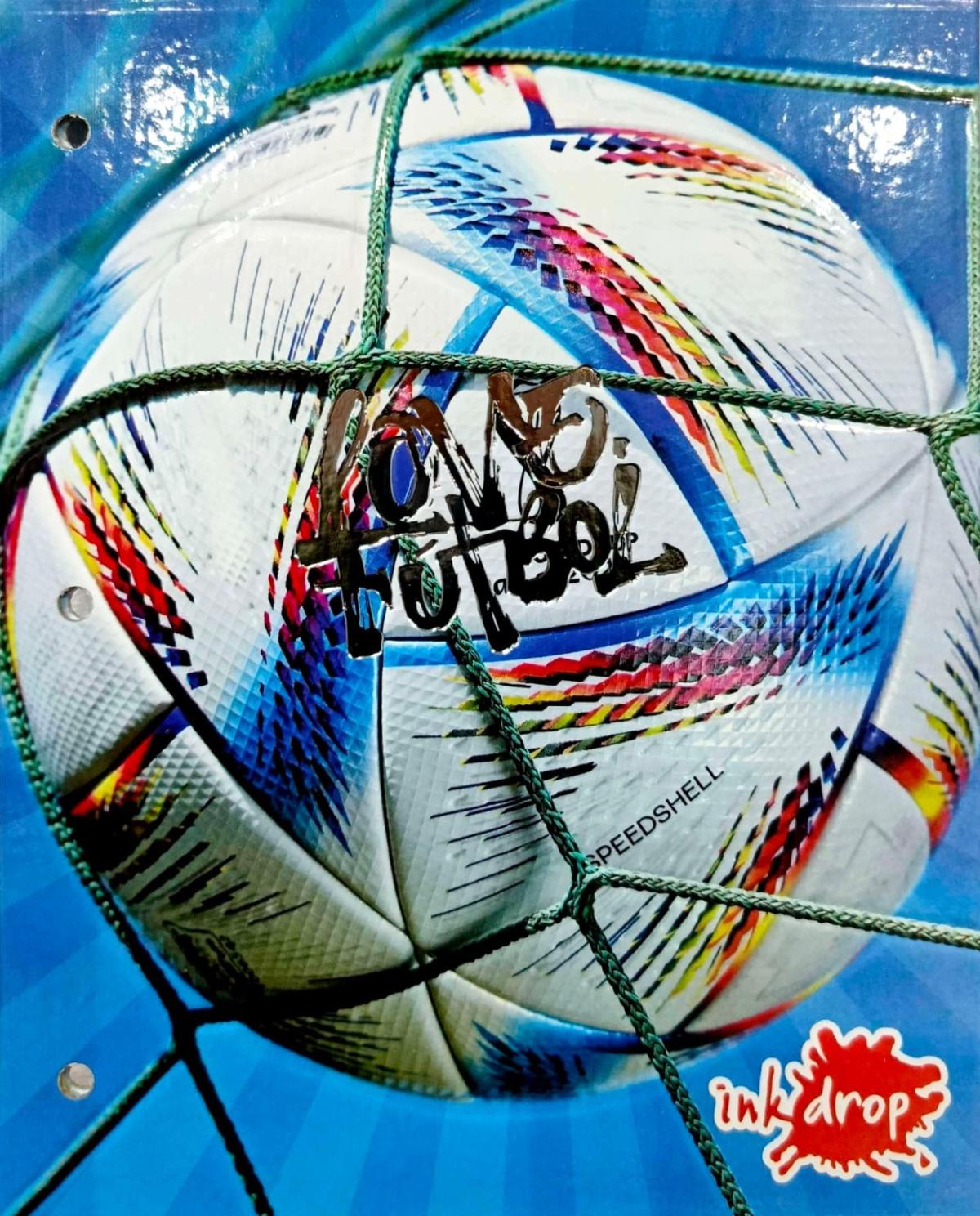 CARPETA ESCOLAR INKDROP Nº3 X2 TAPAS - PELOTAS