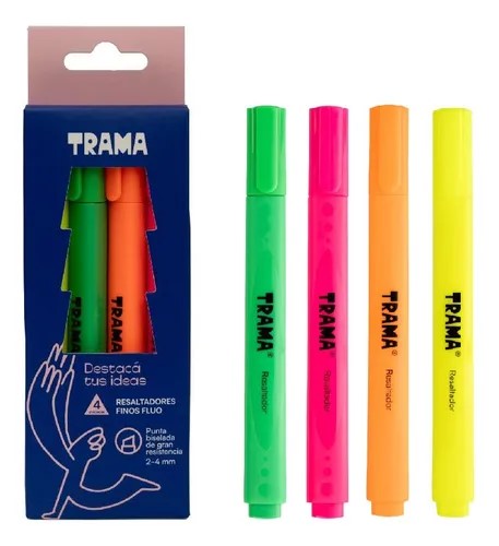 RESALTADOR TRAMA FINO FLUO X4U