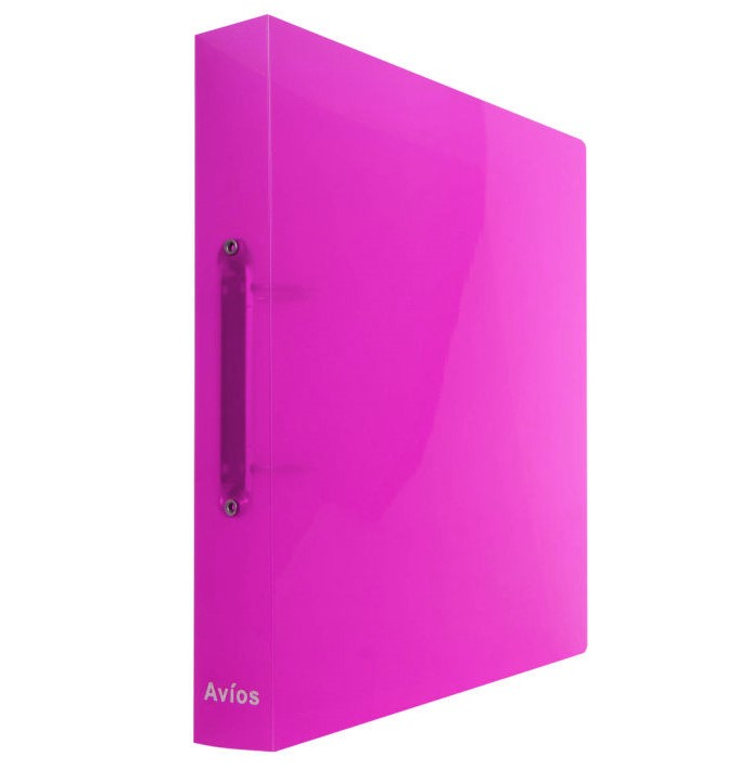 CARPETA 3X40 AVIOS PLASTICA FUCSIA