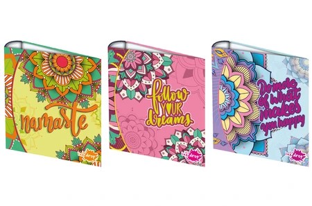 CARPETA INKDROP 3X40 CON 3 ANILLOS - MANDALA