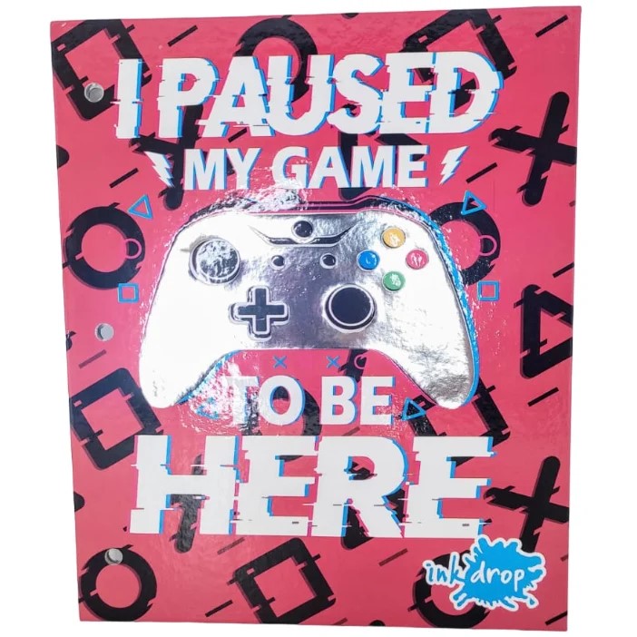 CARPETA ESCOLAR INKDROP Nº3 X2 TAPAS - GAMER