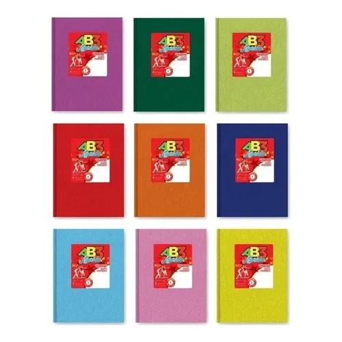 CUADERNO ARAÑA 19X24 (N°3) LAPRIDA X48HJS RAYADAS COLORES SURT XU