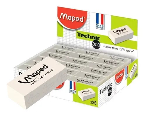 PACK GOMA BORRA LAPIZ MAPED MINI TECHNIC X36
