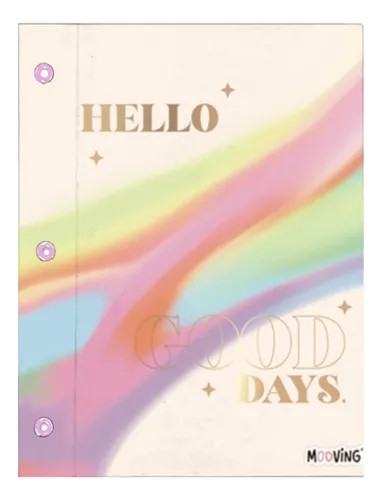 CARPETA MOOVING N°3 X2 TAPAS PASTEL