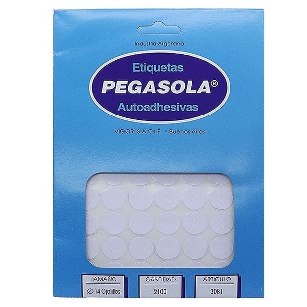 OJALILLOS PEGASOLA X30 PLANCHAS