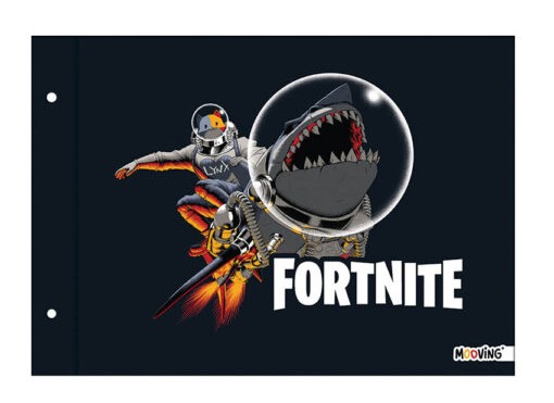 CARPETA N°5 2 TAPAS PLASTICA MOOVING FORTNITE