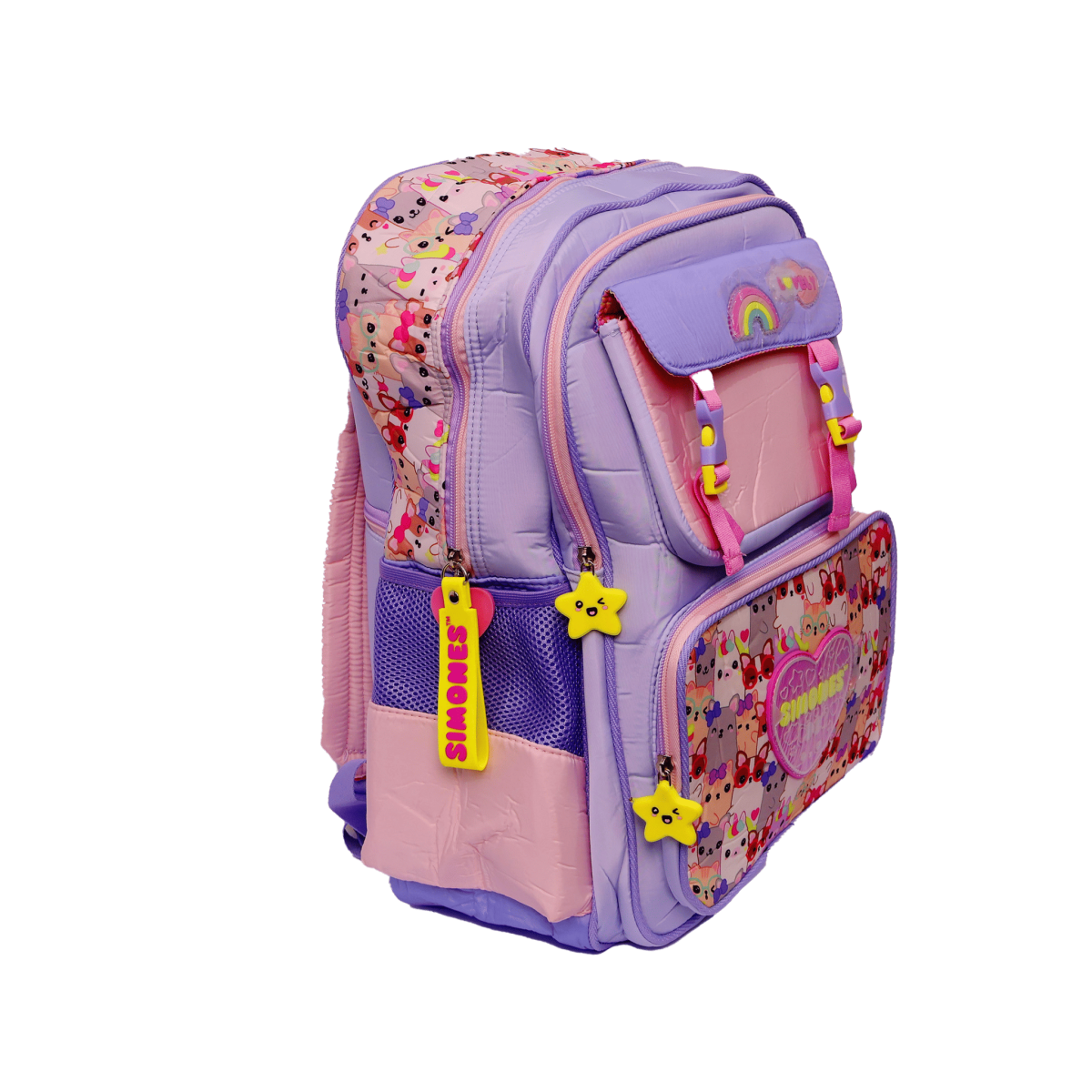 MOCHILA CRESKO 18" ESPALDA SIMONES PASTEL /SI836