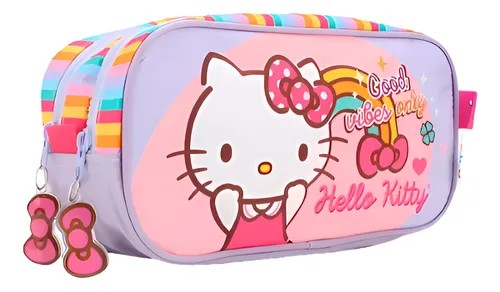 CARTUCHERA DOBLE WABRO HELLO KITTY /11850