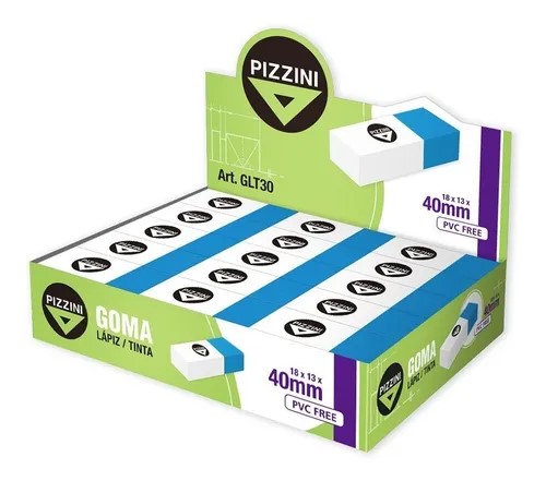 PACK GOMA PIZZINI LAPIZ/TINTA X30U