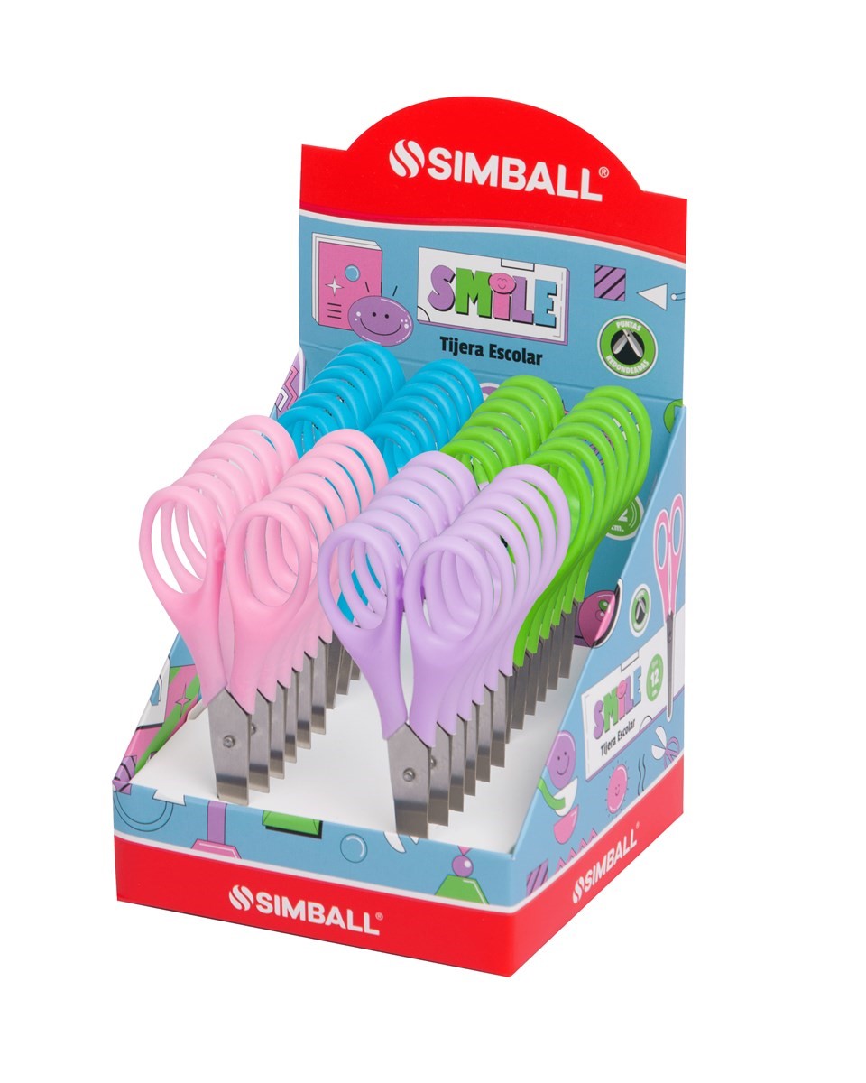 PACK TIJERA SIMBALL SMILE X24