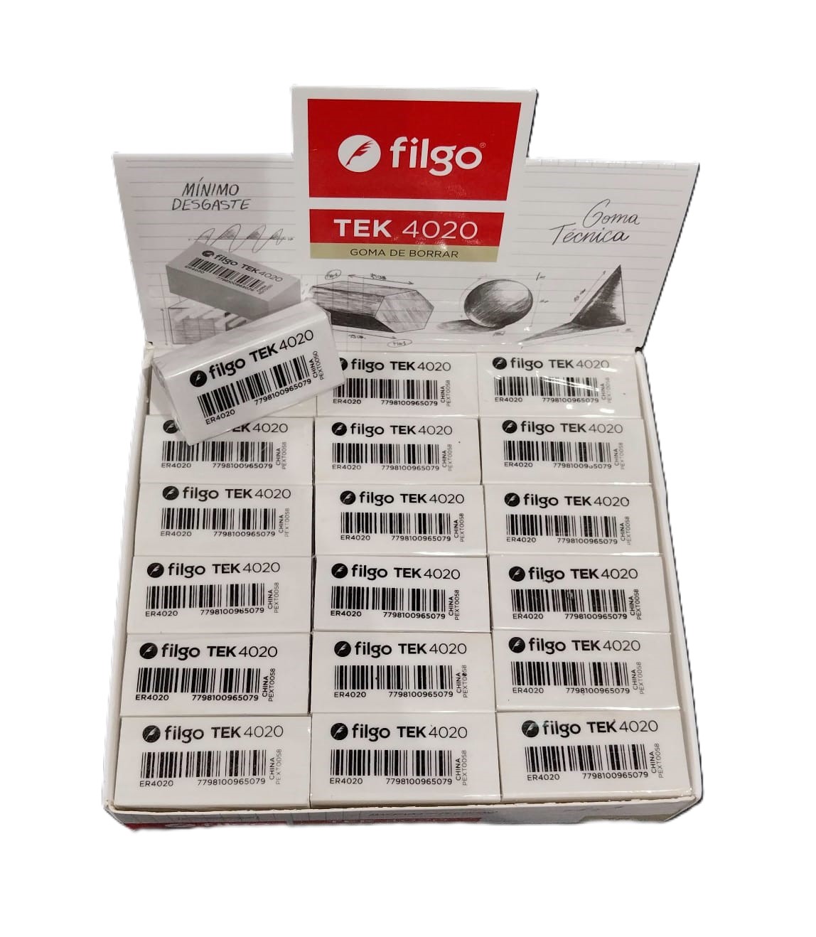 PACK DE GOMA FILGO TEK 4020 X36U