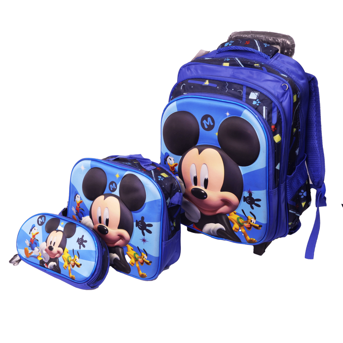MOCHILA IMPORTADA 3 PIEZAS MICKEY MOUSE