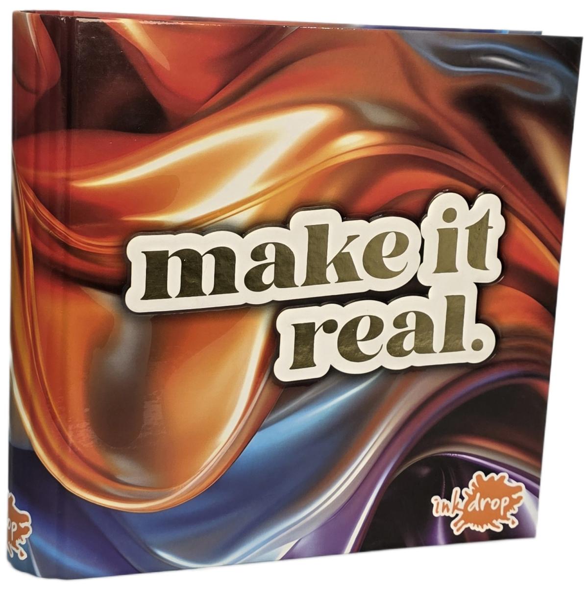 CARPETA INKDROP 3X40 CON 3 ANILLOS - TEXTURIZADOS -MAKE IT REAL