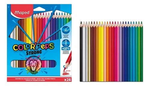PACK LAPIZ DE COLOR MAPED X24 COLORPEPS STRONG X12U