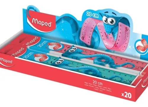 PACK REGLA MAPED X20CM FLEXIBLE X20U