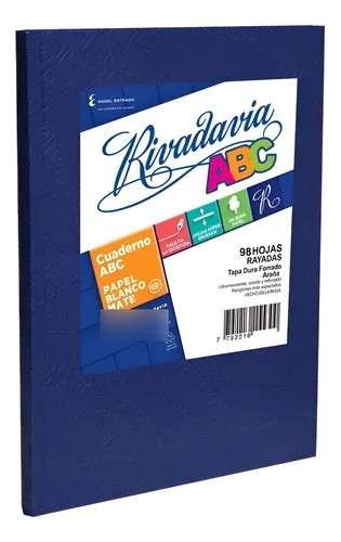 CUADERNO RIVADAVIA ABC ARAÑA (3) X98 HJS RAYADO