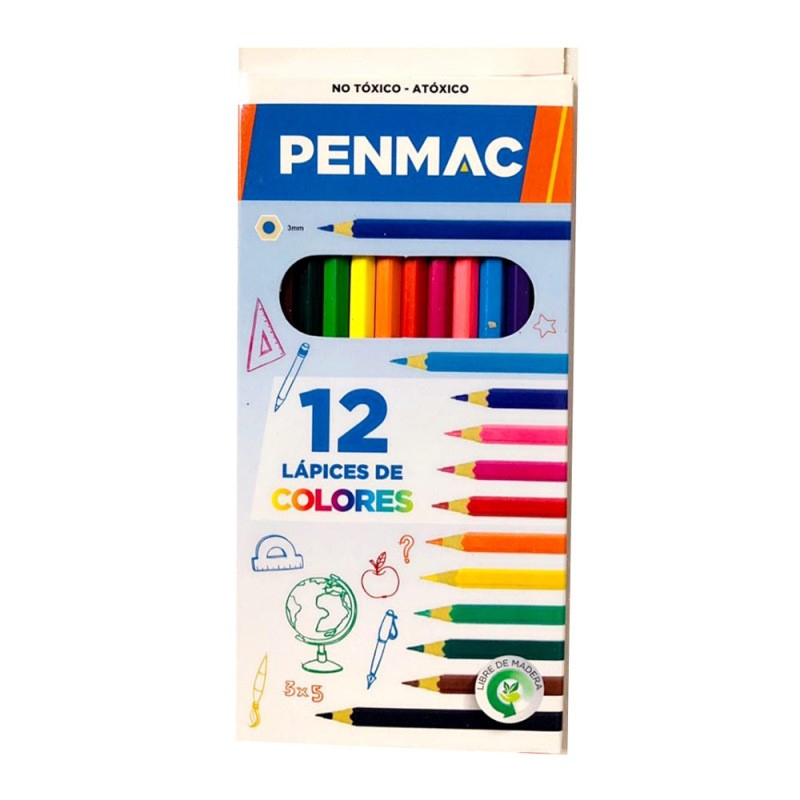 LAPIZ COLOR PENMAC X12 SURT