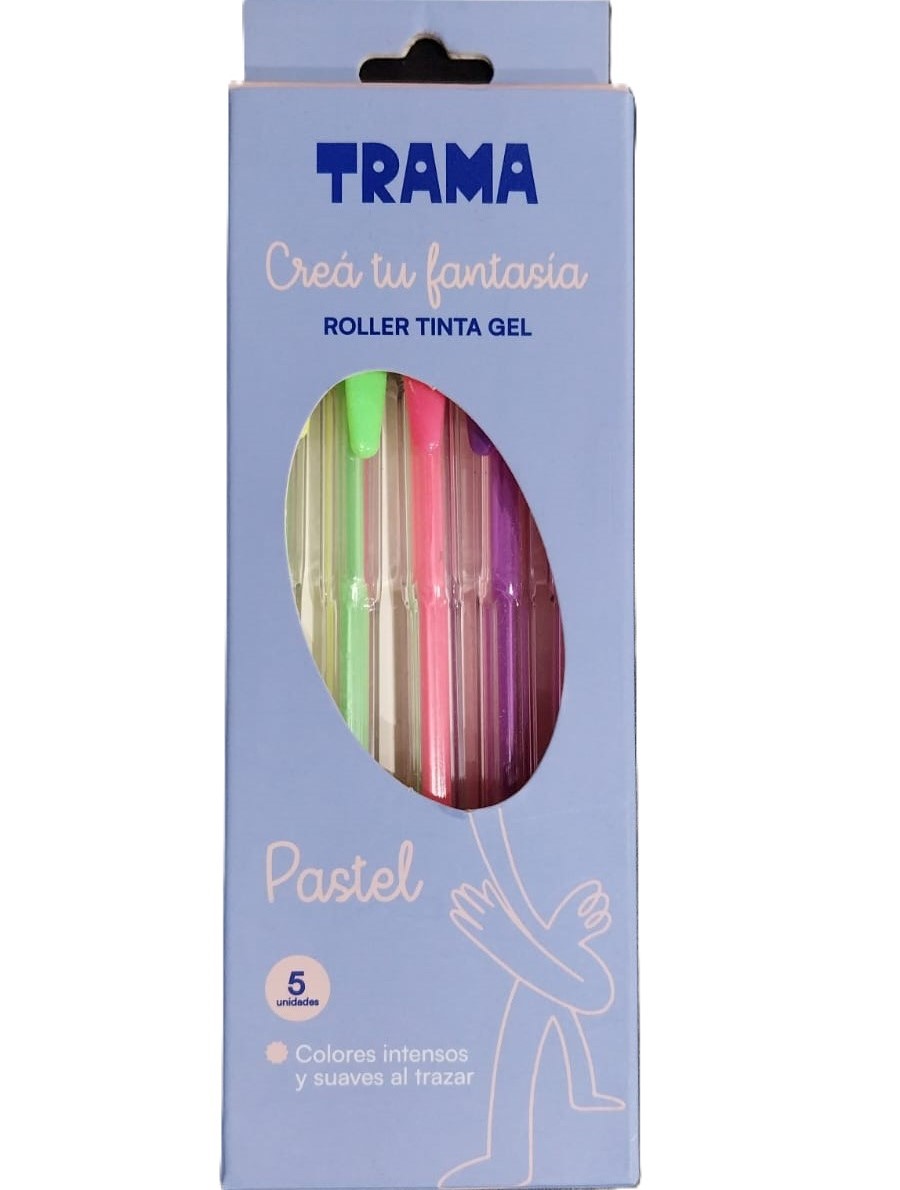 ROLLER BALL TRAMA GEL PASTEL X5U