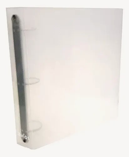 CARPETA 3X40 AVIOS PLASTICA TRANSPARENTE