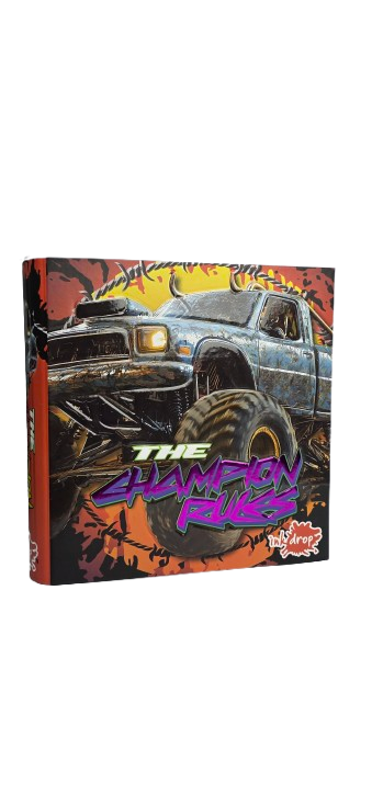 CARPETA INKDROP 3X40 CON 3 ANILLOS - MONSTER TRUCK - THE CHAMPIONS