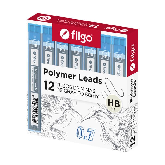 PACK MINA 28 FILGO POLYMER X12 0.7MM