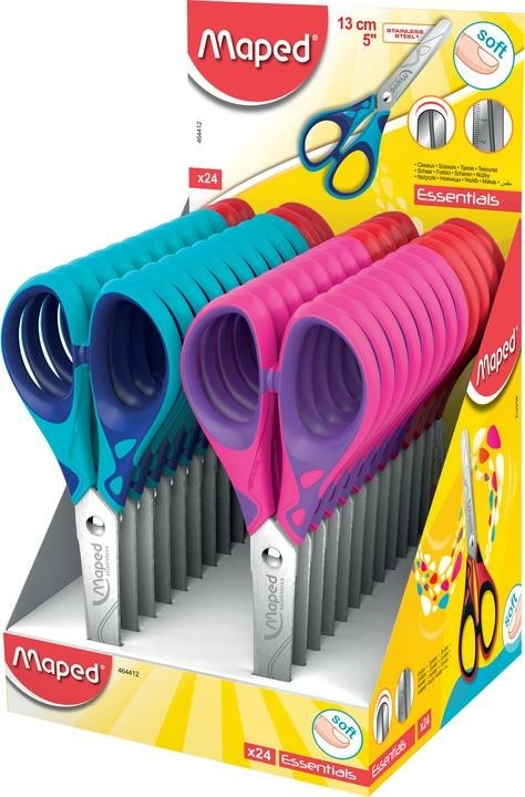 PACK TIJERA 13 MAPED ESSENTIAL SOFT X24